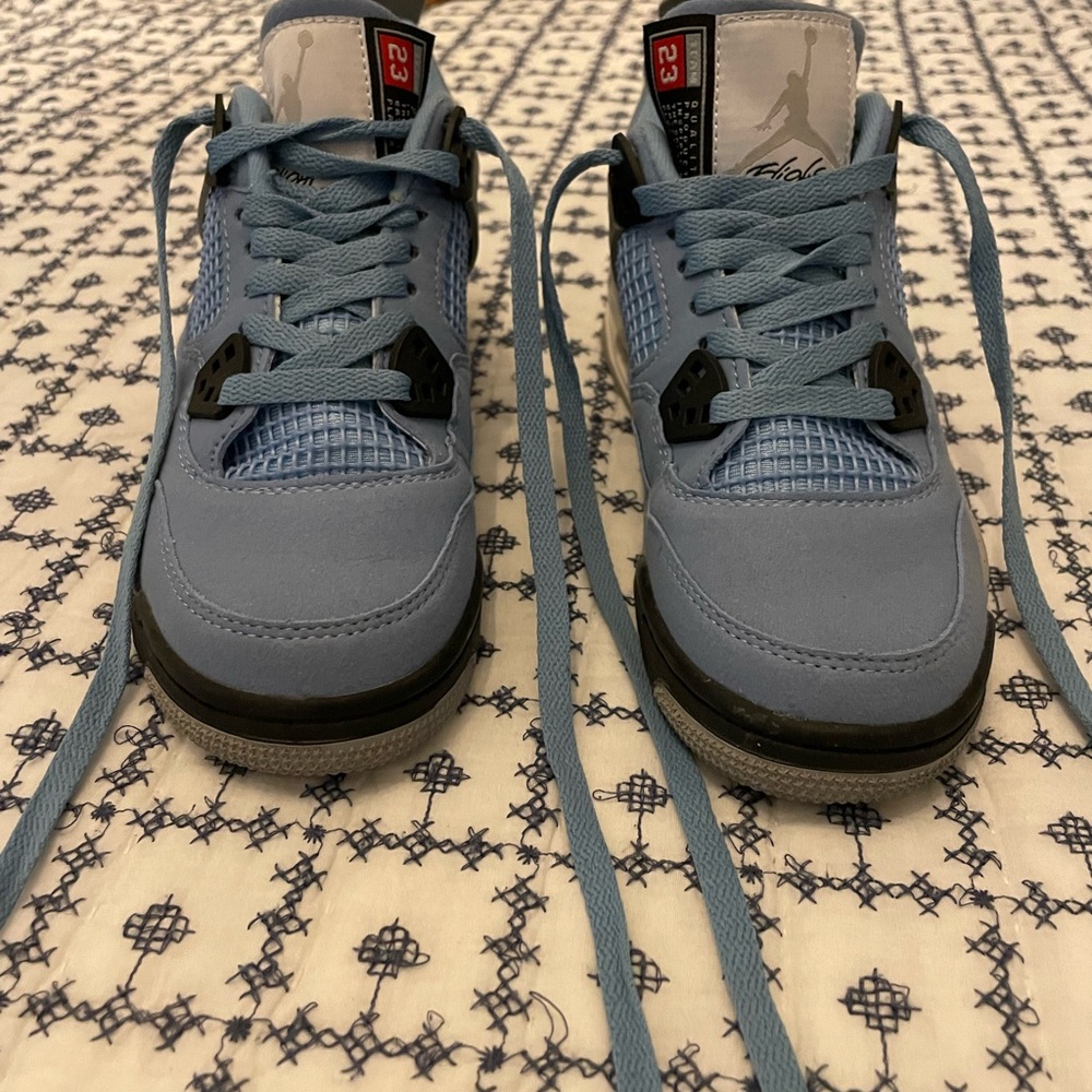 Air Jordan 4 Retro blue university sz 7 - Picture 5 of 11